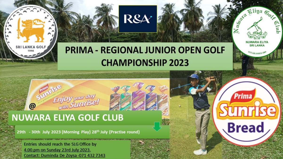 Prima - Regional Junior Open Golf Championship 2023