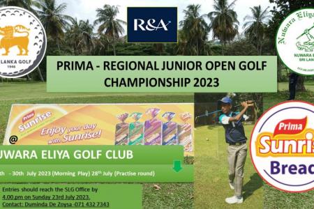 Prima - Regional Junior Open Golf Championship 2023